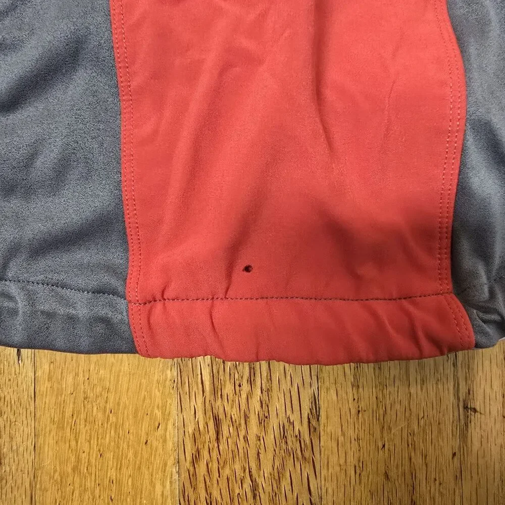 Nike Red And Grey Cycling Full Zip men's Jacket Sz XL long sleeve